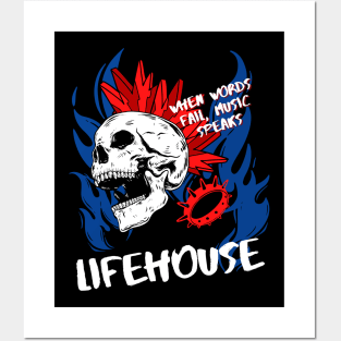 lifehouse ll music speaks Posters and Art